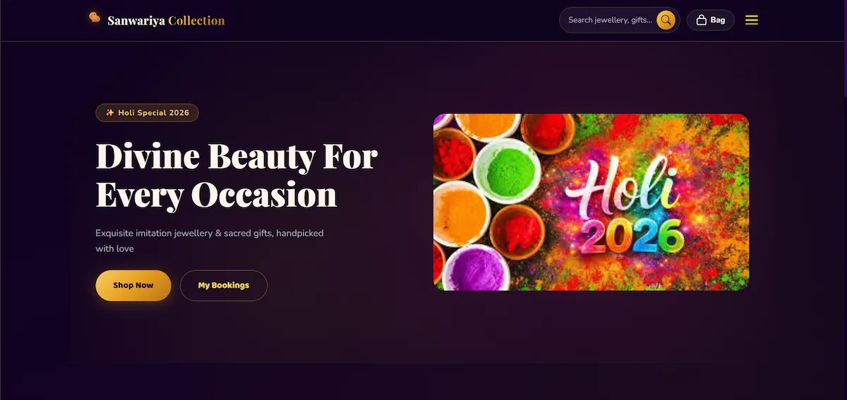 E-commerce Website for Local Shop